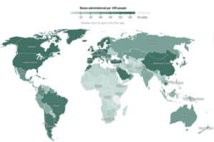 Vaccination Carte Mondiale