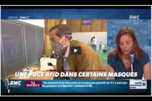 Puces RFID dans masques réutilisables