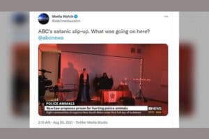 Rituel satanique diffusé à la tv sur ABC