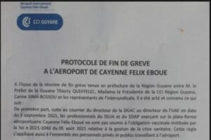 Guyane annulation obligation vaccinale aéroport