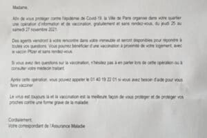 assurance maladie courrier