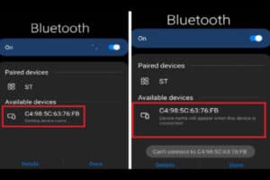 Bluetooth vaccinés expériences