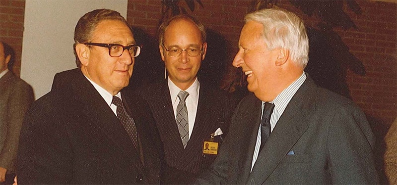 Kissinger and Schwab AT WEF