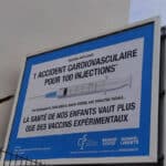 panneaux d'affichage anti-vaxx
