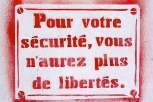 plus de sécurité moins de liberté