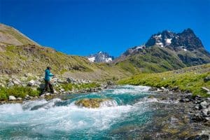 Minibarrages dans les Alpes