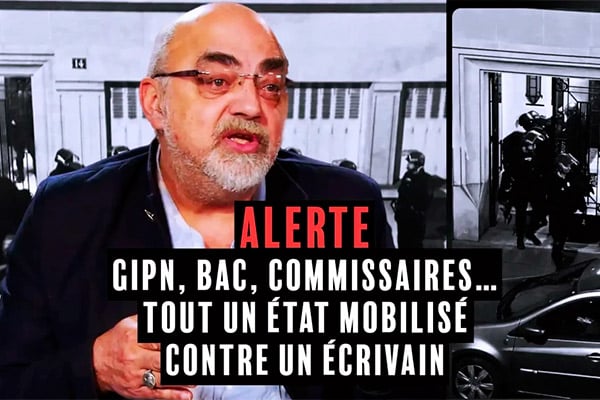 Le GIPN débarque chez l’écrivain Pierre Jovanovic