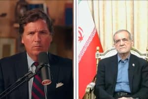Tucker Carlson interview le président iranien